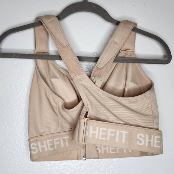 SHEFIT Ultimate Sports Bra High Impact Adjustable Sandstorm - Picture 5 of 11